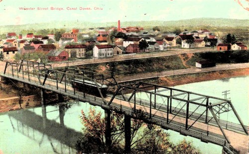 Cartolina canal dover ohio - canal,