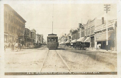 Cartolina 1910 junction city - junction,
